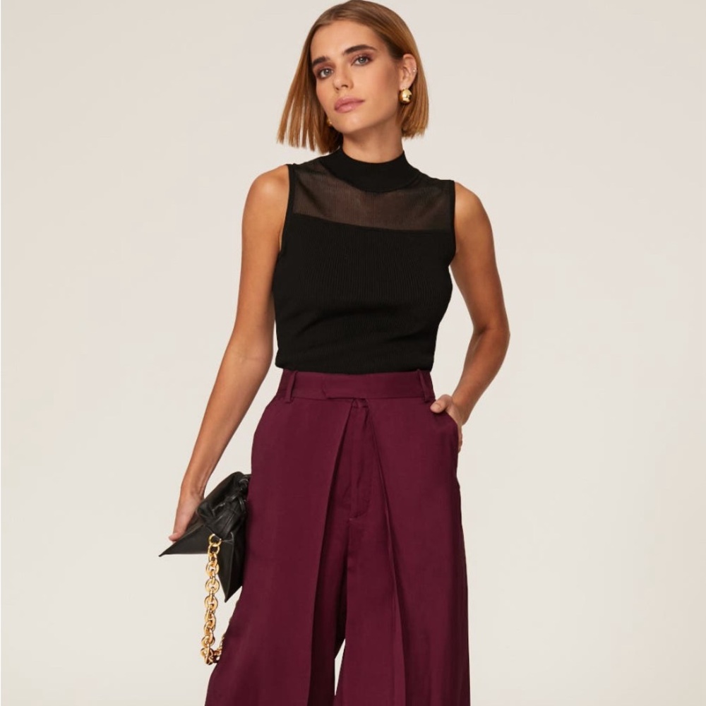 Milly Sheer Yoke Top EUC